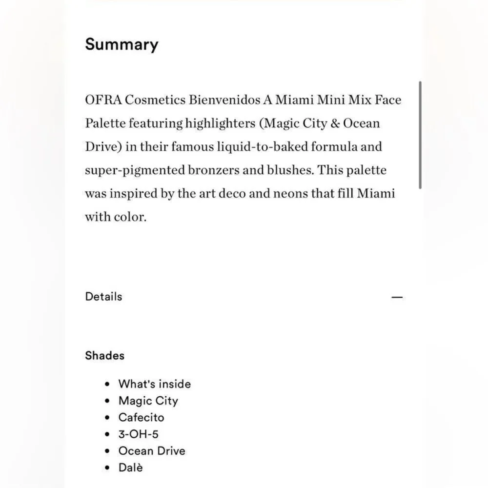 $14 🌙 Ofra Miami Nights Palette 🎨 FULL SZ‎